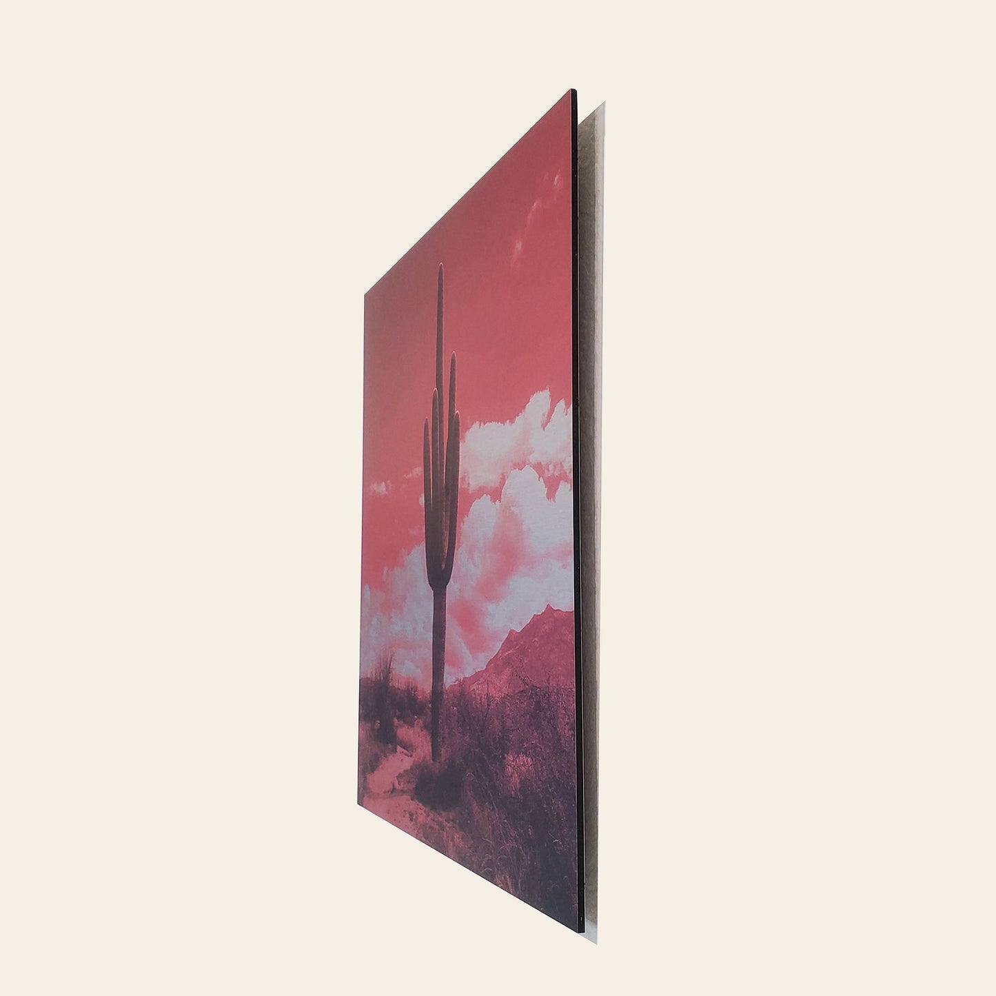 Saguaro with Landscape - Crimson