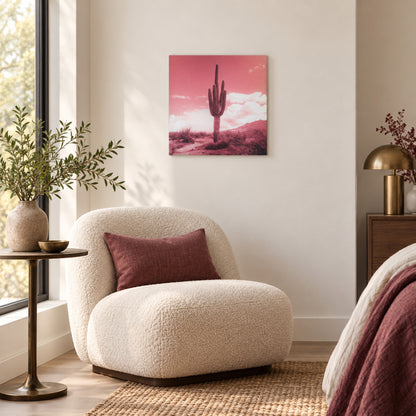 Saguaro with Landscape - Crimson